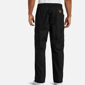 carhartt ♡ ripstop bootcut 8 pocket cargo pant black mens small scrub nurse work